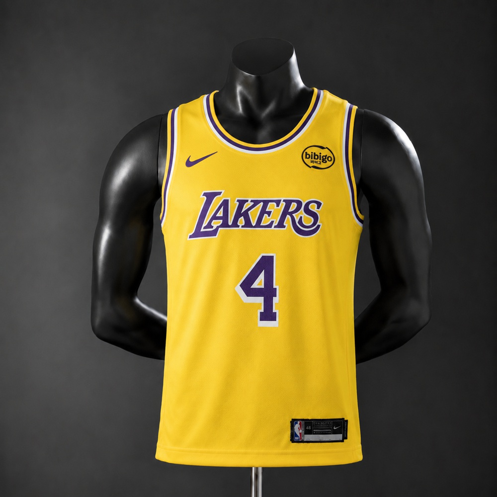 Los Angeles Lakers Icon Edition Knecht #4 NBA Jersey Embroidered Version