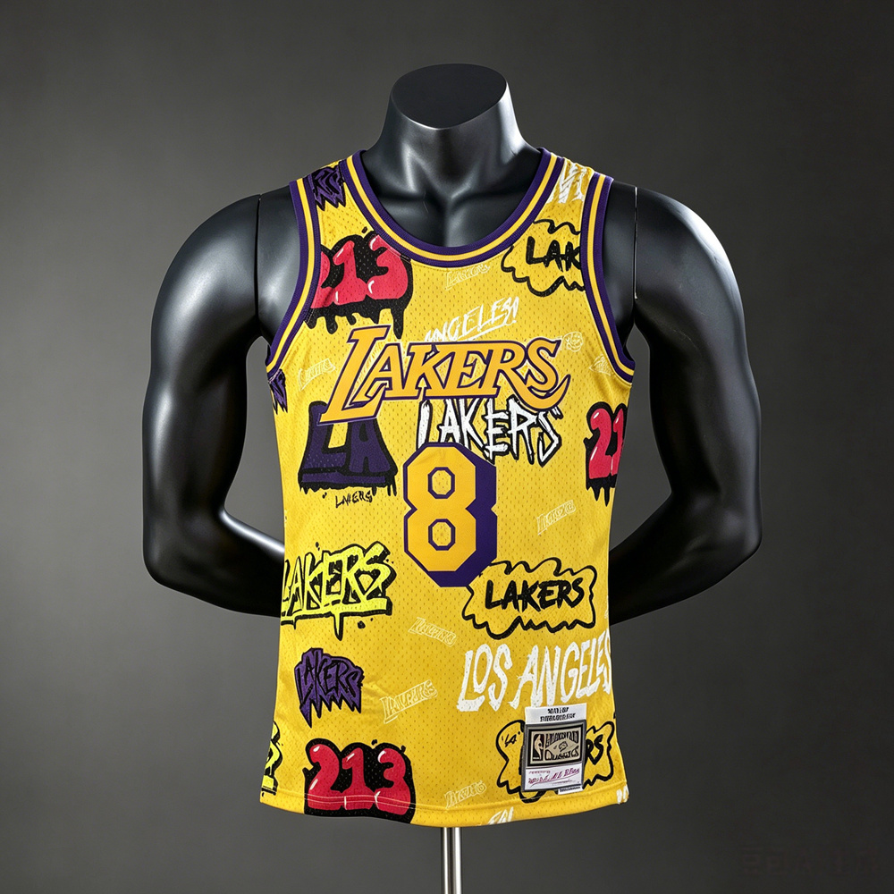 Los Angeles Lakers Classic Edition Bryant #8 NBA Jersey Silk Version
