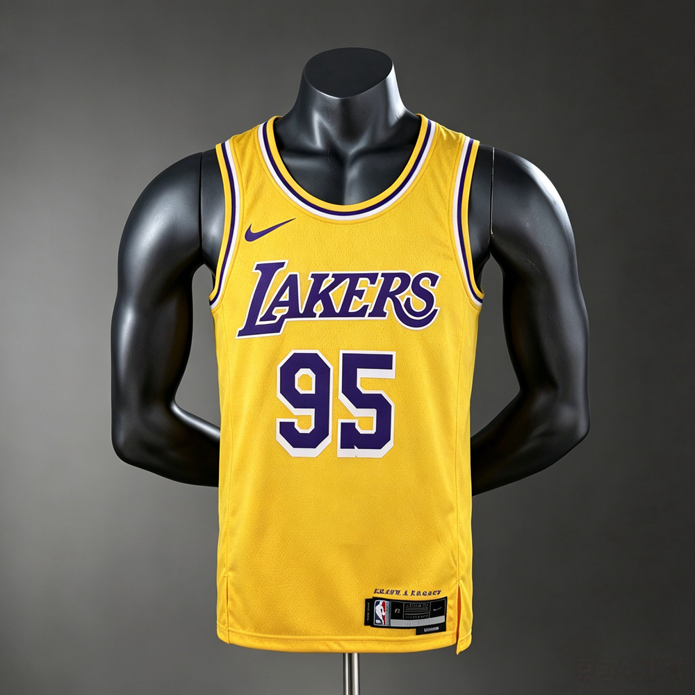 Los Angeles Lakers Classic Edition Toscano #95 NBA Jersey Silk Version