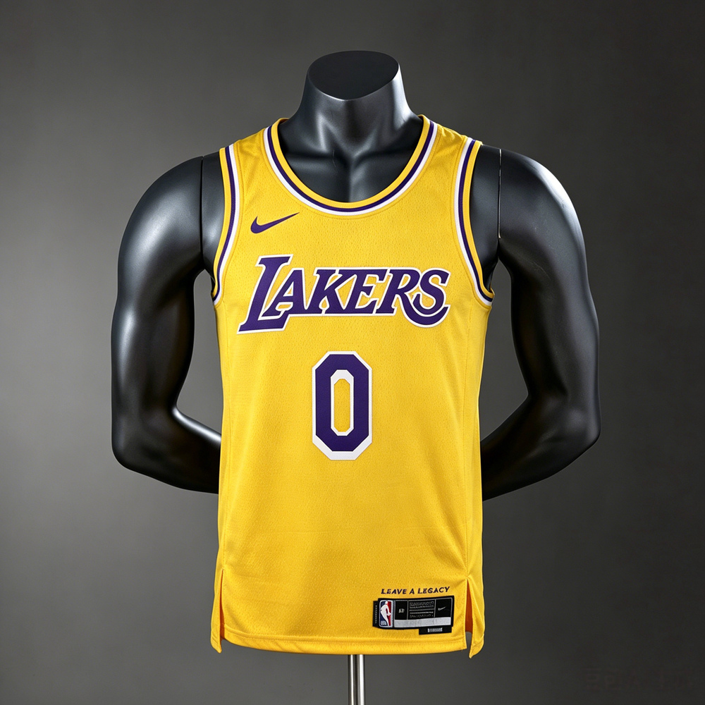 Los Angeles Lakers Association Edition Anthony #7 NBA Jersey Silk Version