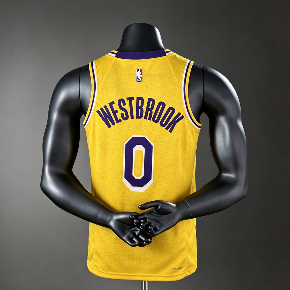 Los Angeles Lakers Association Edition Anthony #7 NBA Jersey Silk Version Foto 2