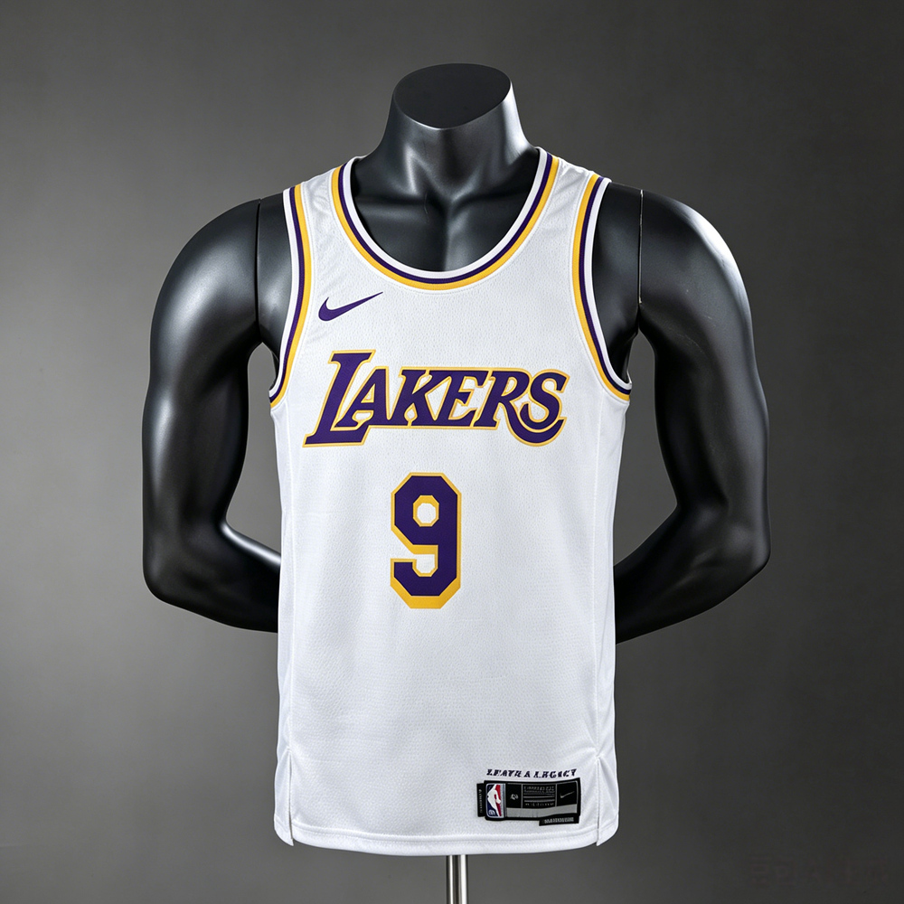 Los Angeles Lakers Association Edition James Jr. #9 NBA Jersey Silk Version
