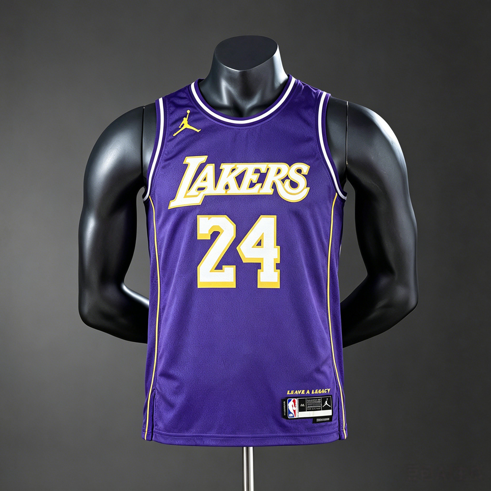 Los Angeles Lakers Icon Edition Bryant #24 NBA Jersey Silk Version