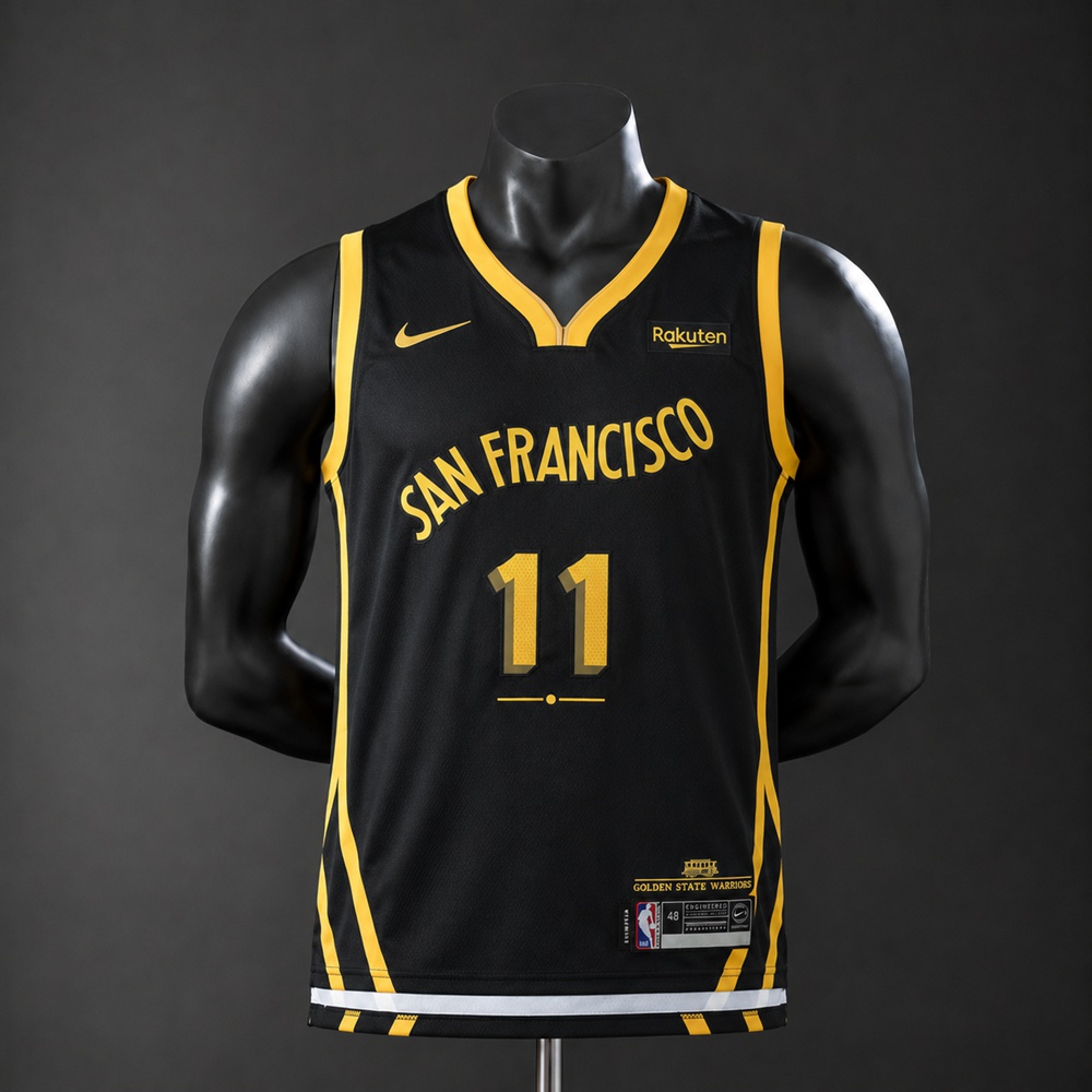 Golden State Warriors City Edition Klay Thompson #11 NBA Jersey Embroidered Version