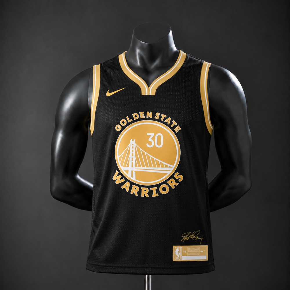 Golden State Warriors Classic Edition Curry #30 NBA Jersey Embroidered Version