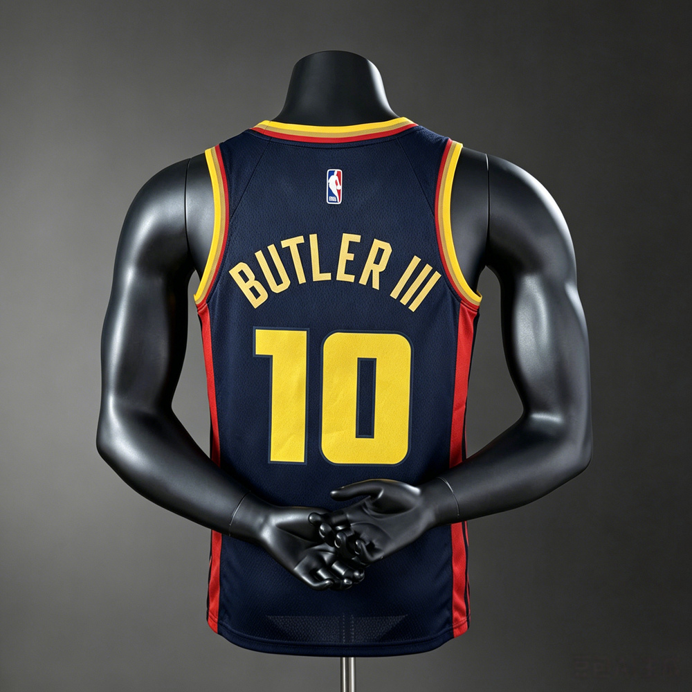 Golden State Warriors Statement Edition Butler III #10 NBA Jersey Silk Version Foto 2