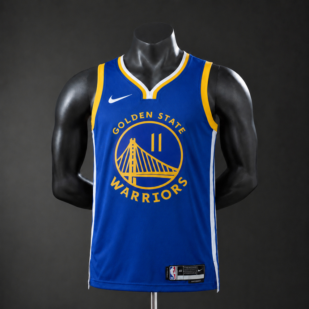 Golden State Warriors Icon Edition Thompson #11 NBA Jersey Silk Version