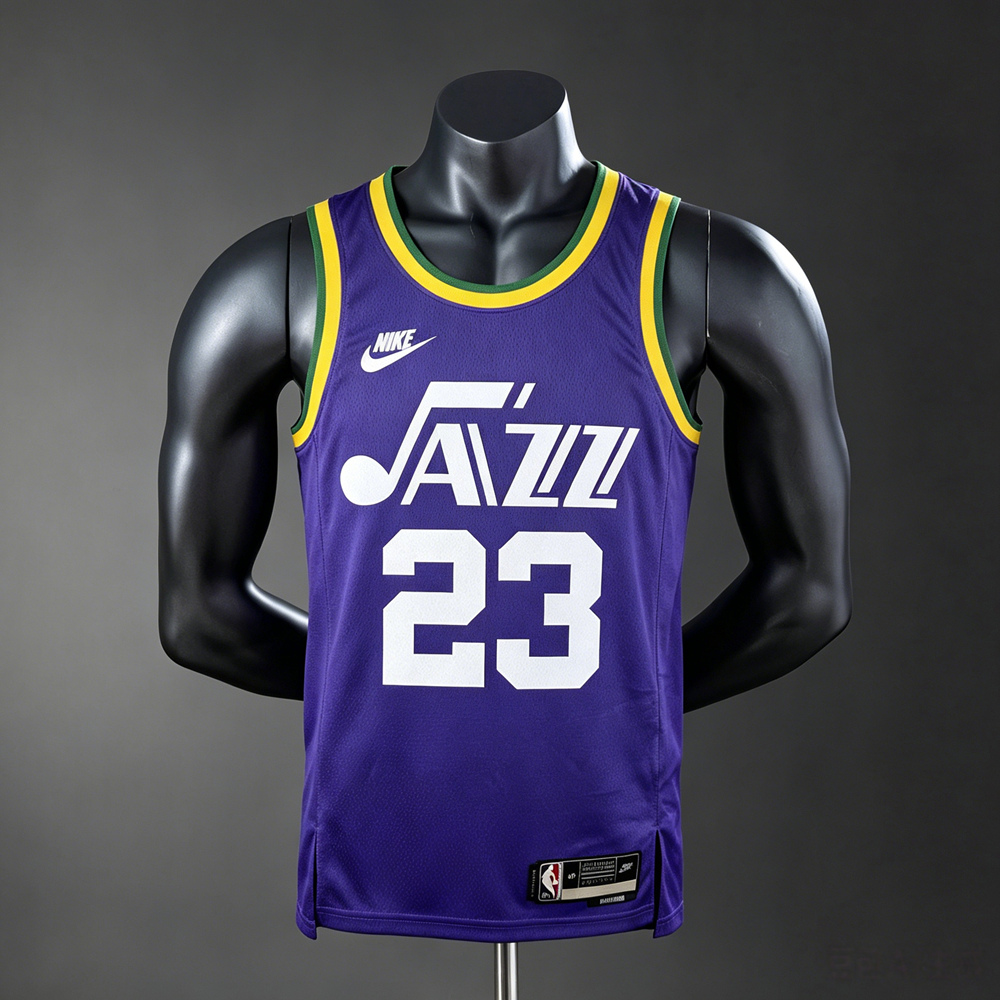 Utah Jazz City Edition Markkanen #23 NBA Jersey Silk Version