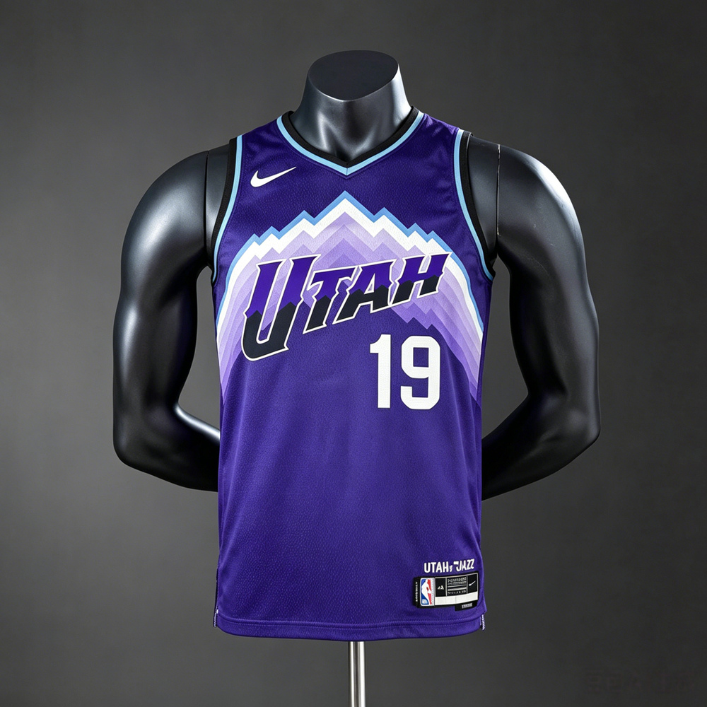 Utah Jazz City Edition Bailey #19 NBA Jersey Silk Version