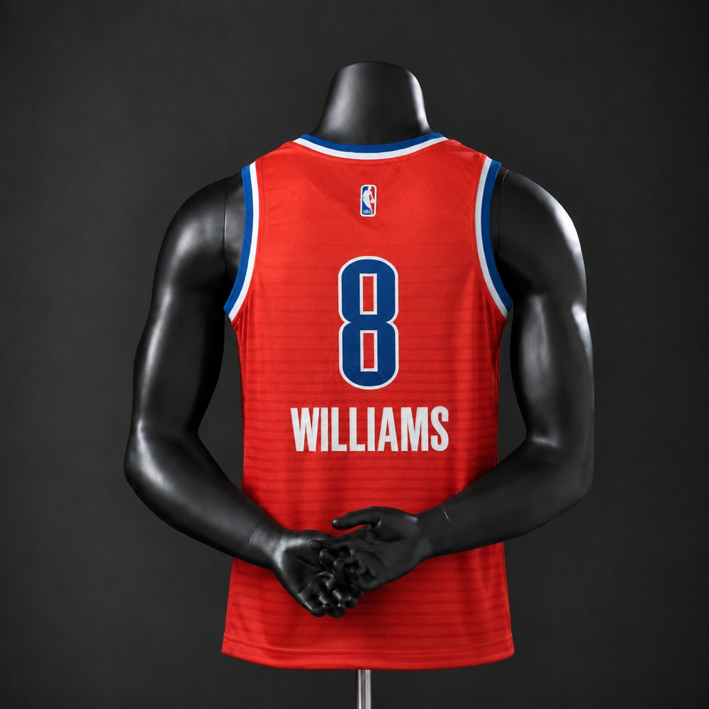 Oklahoma City Thunder City Edition Shai Gilgeous-Alexander #8 NBA Jersey Embroidered Version Foto 2