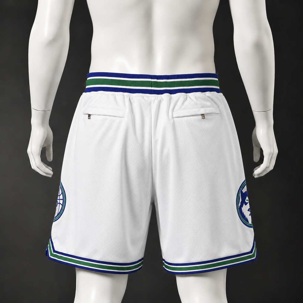 Minnesota Timberwolves Basketball NBA Shorts Embroidered Version Foto 2
