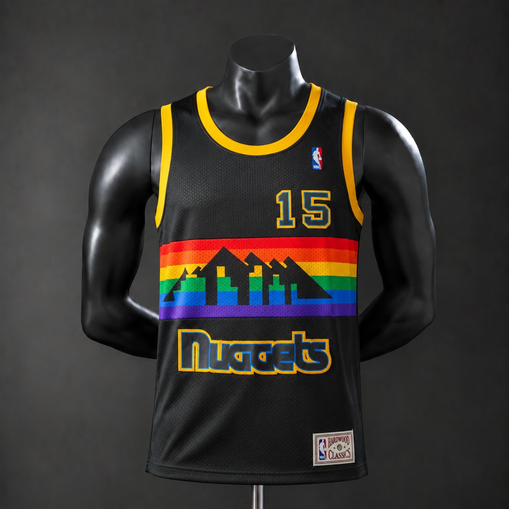 Denver Nuggets City Edition Nikola Jokic #15 NBA Jersey Embroidered Version