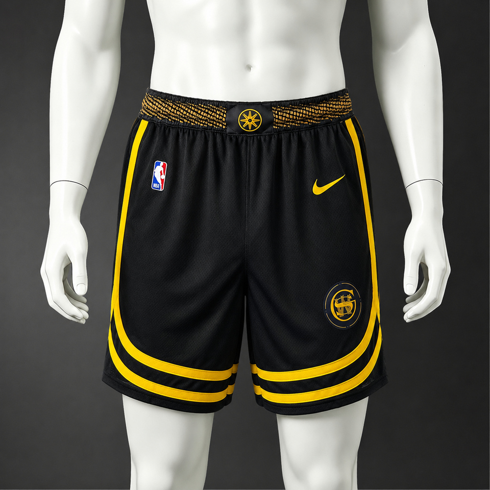 Denver Nuggets City Edition Basketball NBA Shorts Silk Version