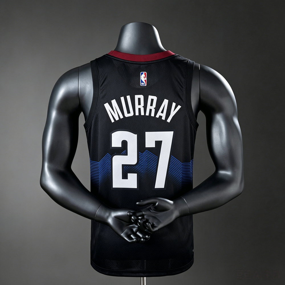 Denver Nuggets City Edition Murray #27 NBA Jersey Silk Version Foto 2
