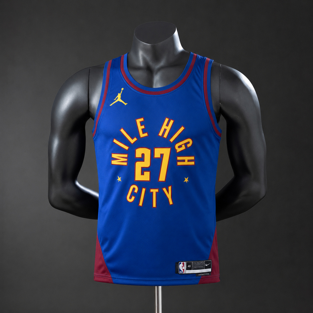 Denver Nuggets Statement Edition Murray #27 NBA Jersey Silk Version1