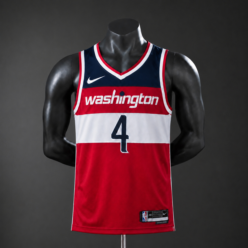 Washington Wizards Statement Edition Westbrook #4 NBA Jersey Silk Version