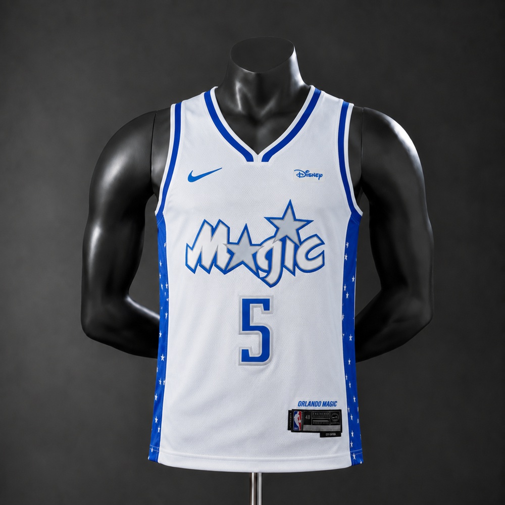 Orlando Magic City Edition Wagner #5 NBA Jersey Embroidered Version