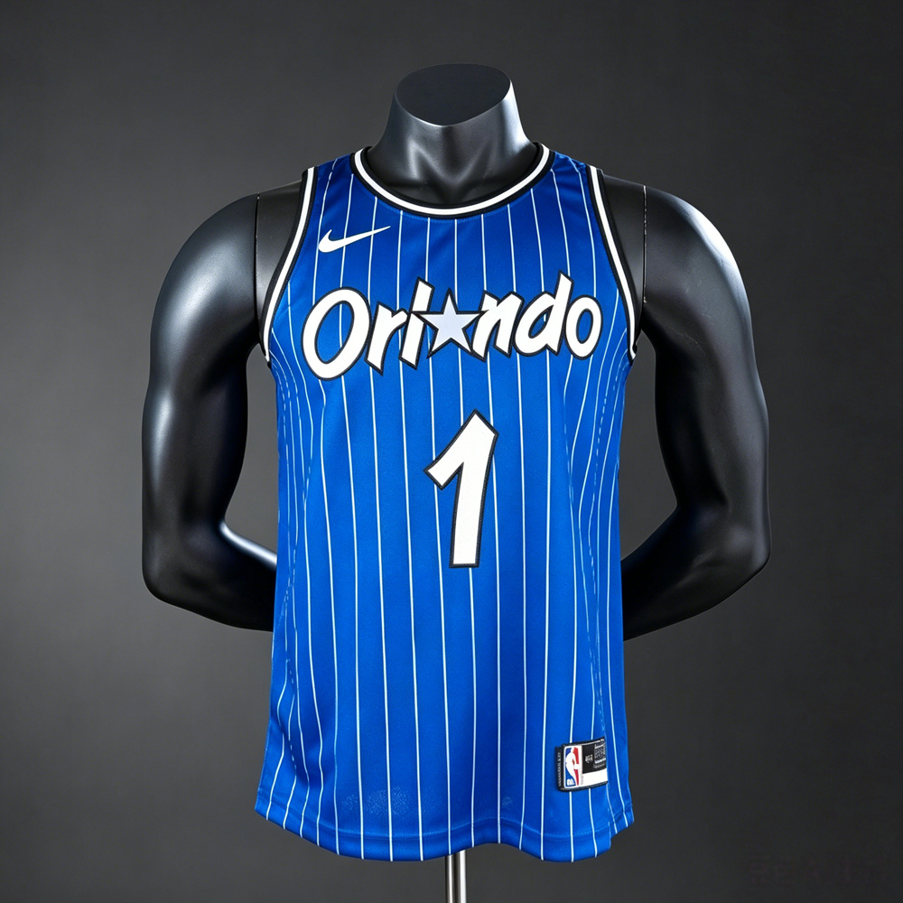 Orlando Magic Classic Edition Hardaway #1 NBA Jersey Silk Version