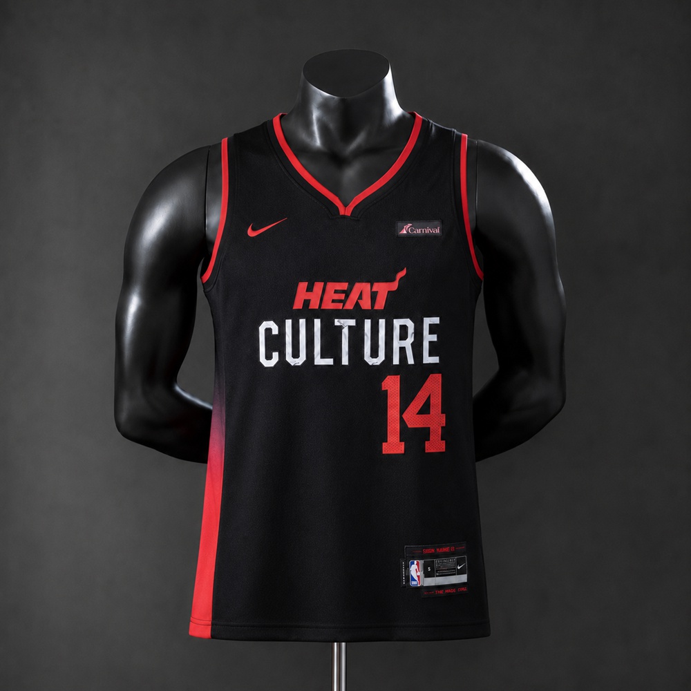 Miami Heat City Edition Tyler Herro #14 NBA Jersey Embroidered Version