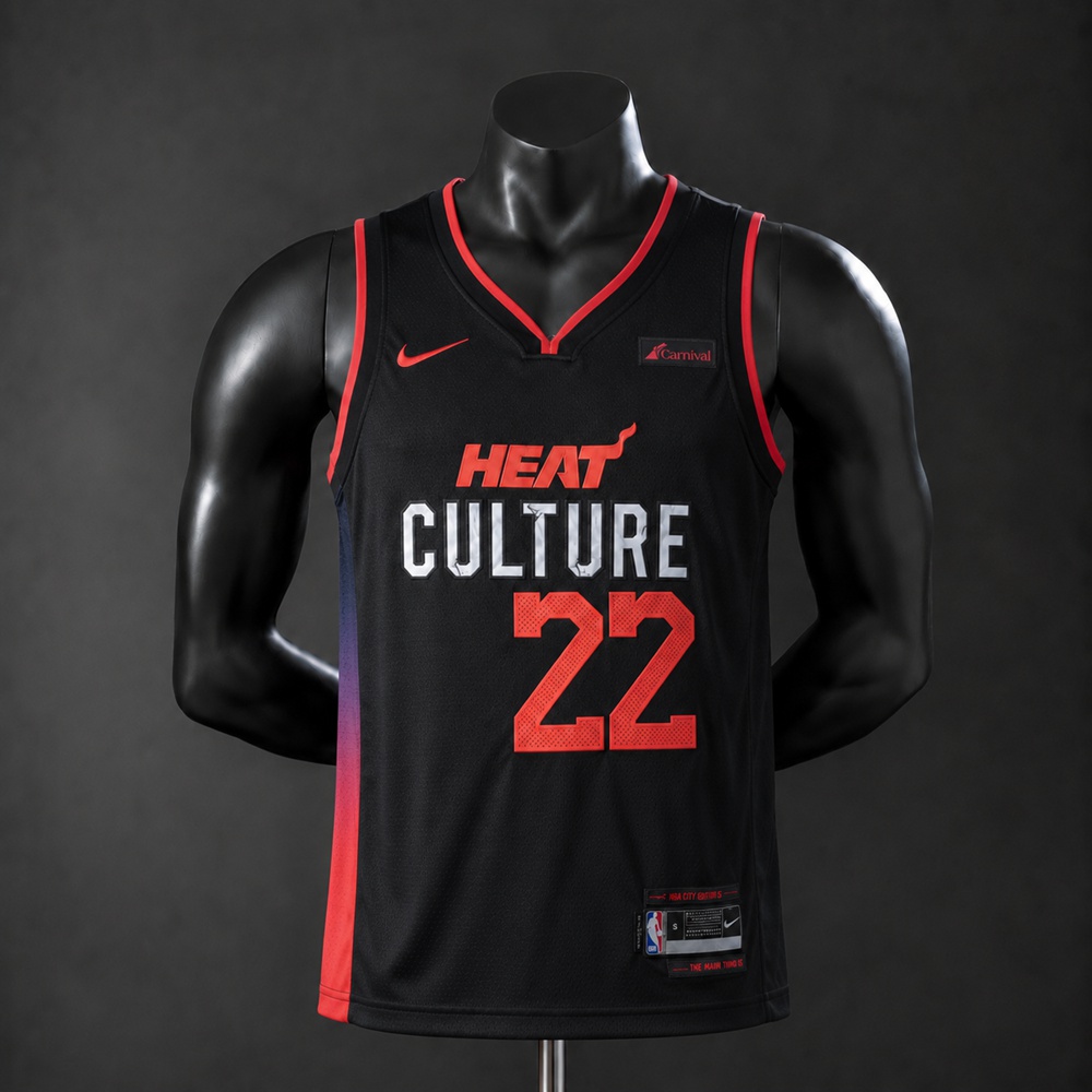 Miami Heat Culture Edition Butler #22 NBA Jersey Embroidered Version