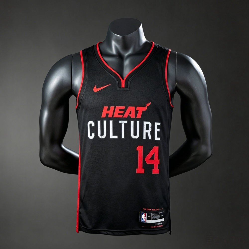 Miami Heat City Edition Herro #14 NBA Jersey Silk Version