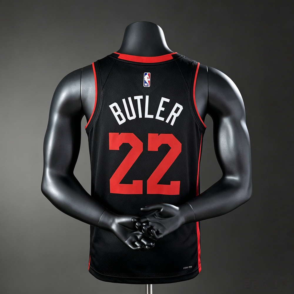 Miami Heat City Edition Butler #22 NBA Jersey Silk Version Foto 2