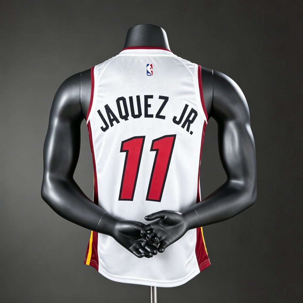 Miami Heat Association Edition Jaquez Jr. #11 NBA Jersey Silk Version Foto 2