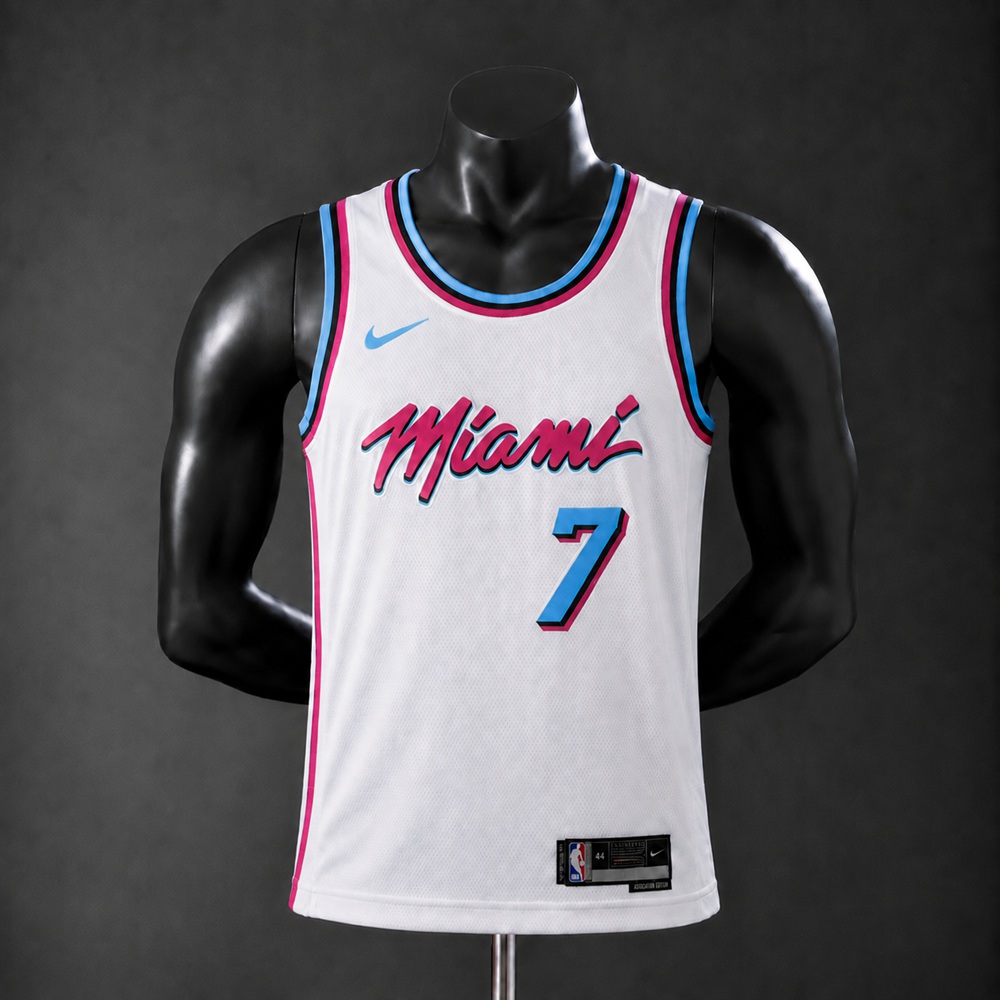 Miami Heat Vice Edition Antetokounmpo #7 NBA Jersey Silk Version