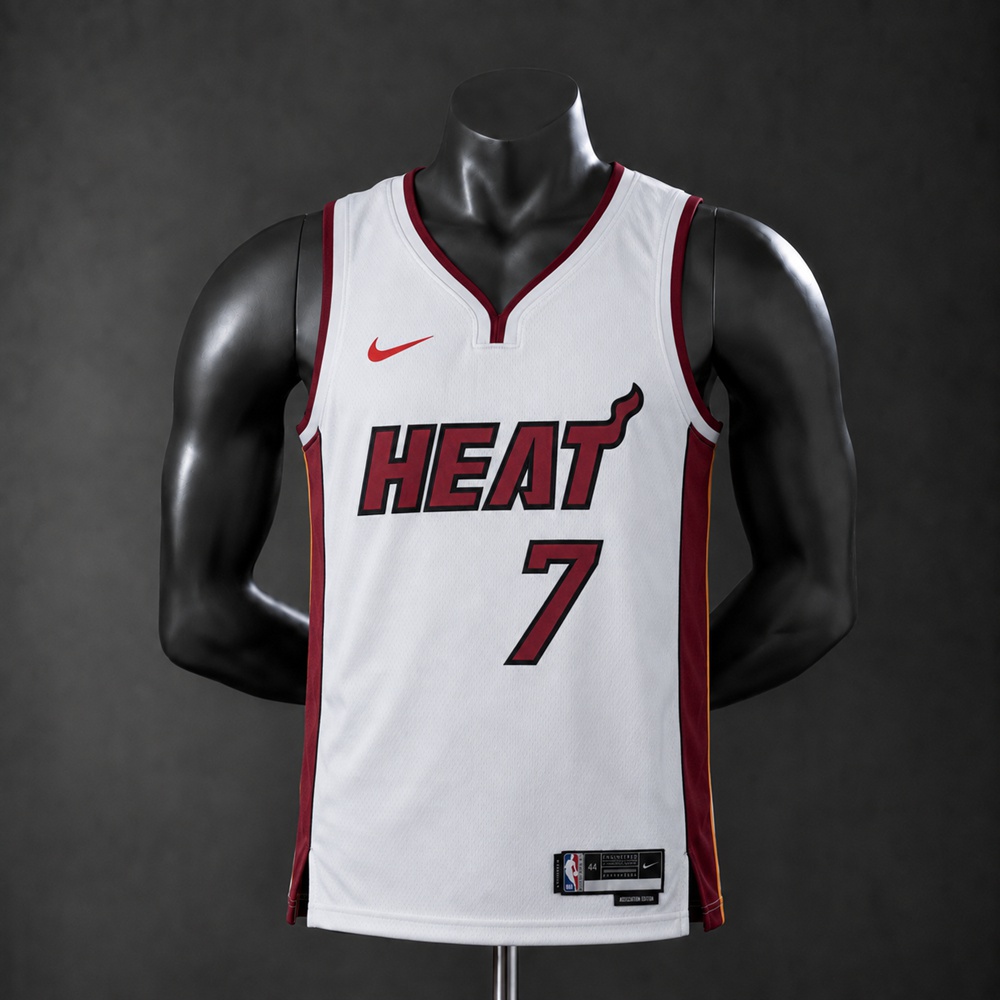 Miami Heat Association Edition Giannis Antetokounmpo #7 NBA Jersey Silk Version