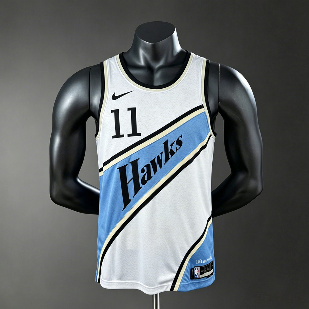 Atlanta Hawks City Edition Young #11 NBA Jersey Silk Version