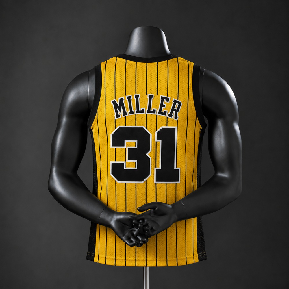 Indiana Pacers Classic Edition Miller #31 NBA Jersey Embroidered Version Foto 2