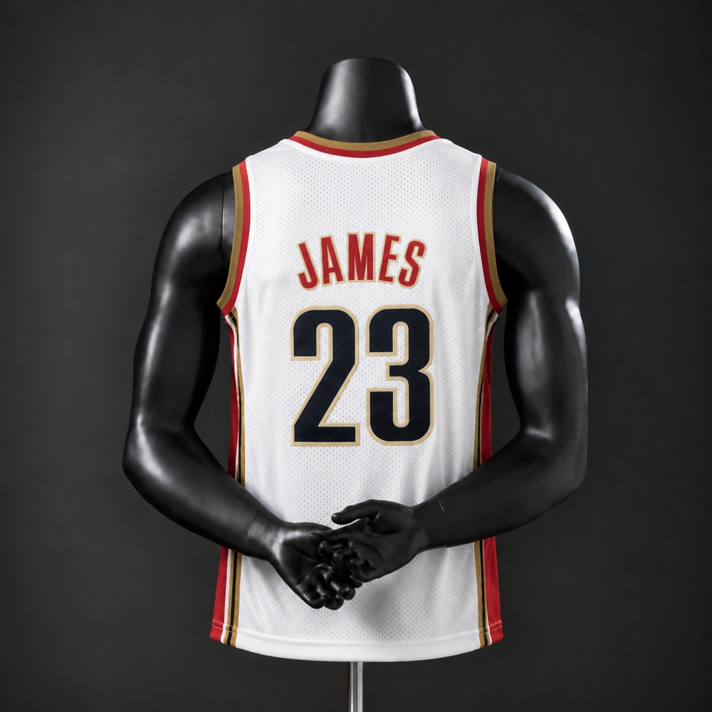 Cleveland Cavaliers Hardwood Classics James #23 NBA Jersey Embroidered Version Foto 2