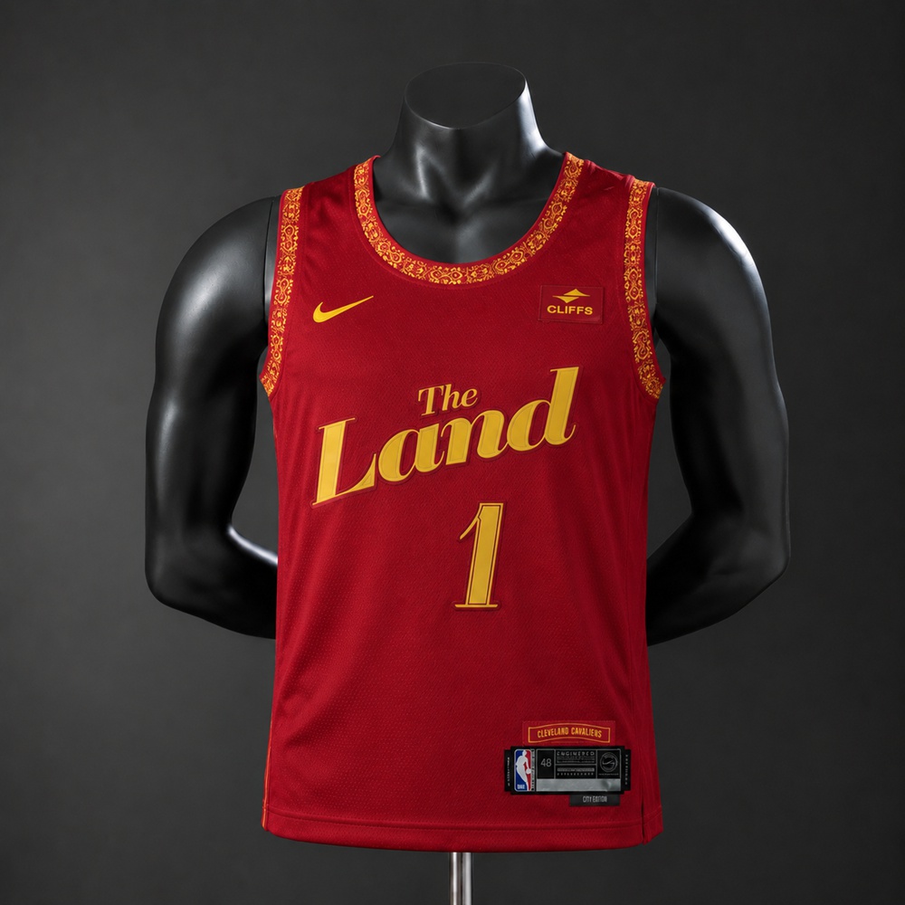 Cleveland Cavaliers City Edition Strus #1 NBA Jersey Embroidered Version