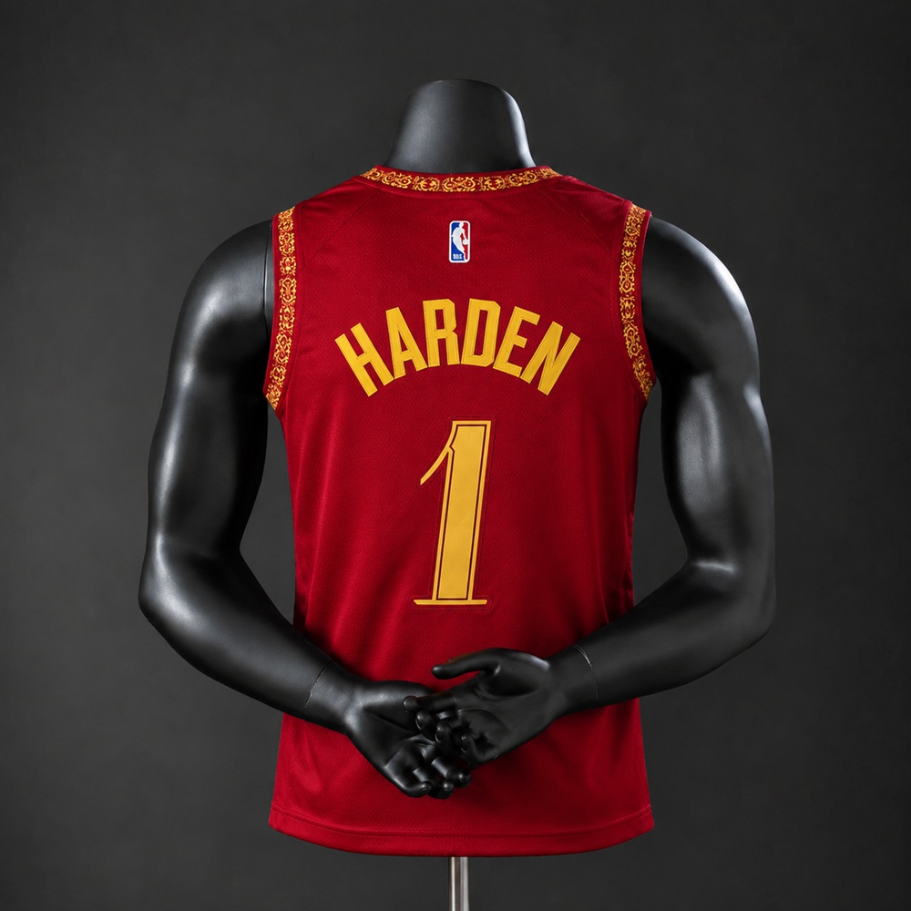 Cleveland Cavaliers City Edition Strus #1 NBA Jersey Embroidered Version Foto 2
