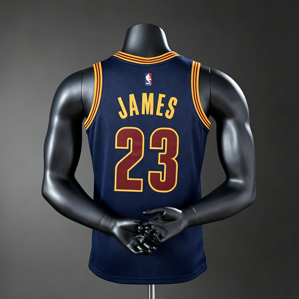 Cleveland Cavaliers Classic Edition James #23 NBA Jersey Silk Version Foto 2