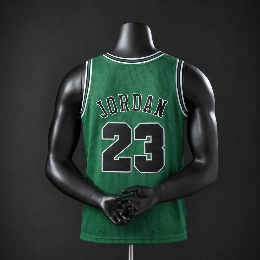 Chicago Bulls Hardwood Classics Michael Jordan #23 NBA Jersey Embroidered Version Foto 2