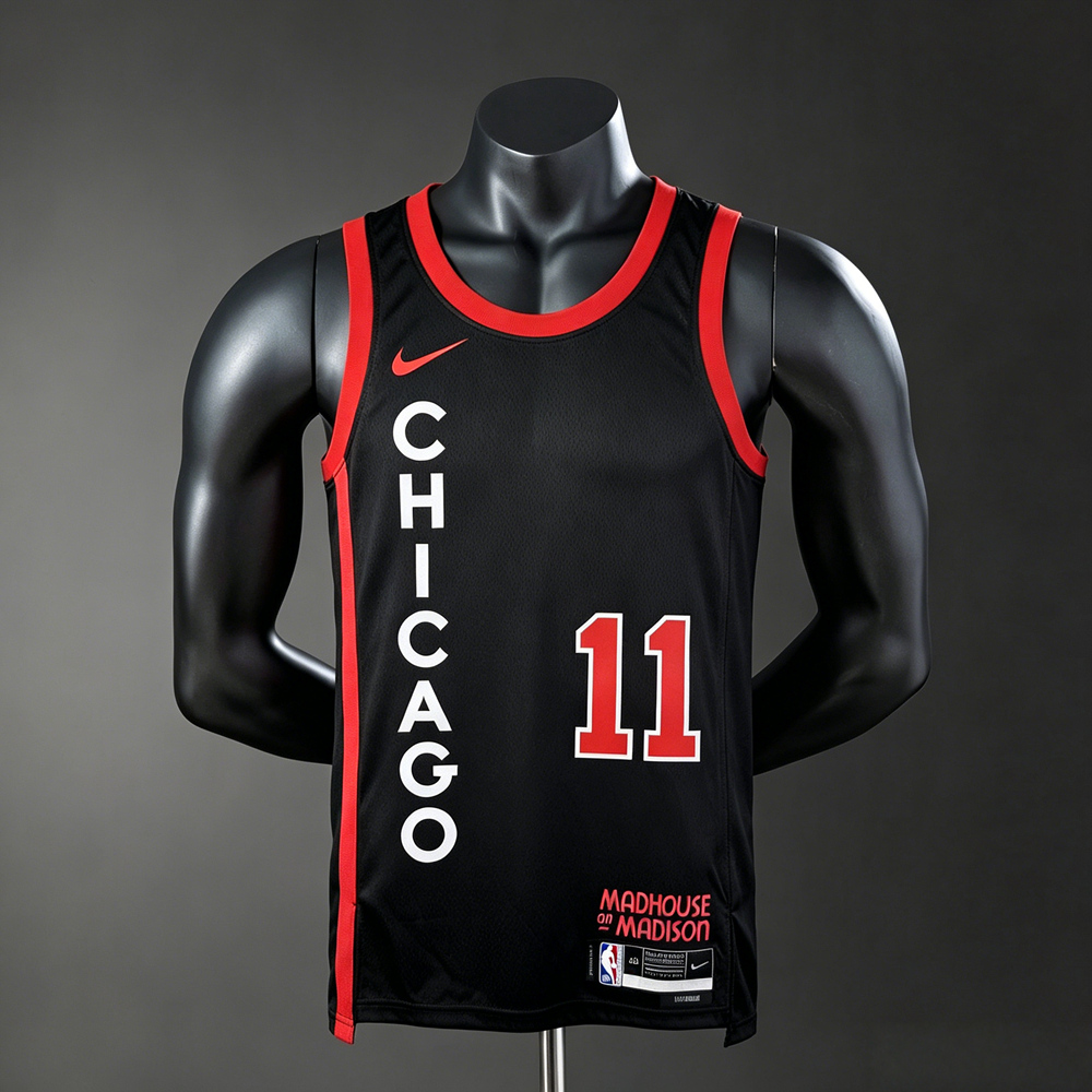 Chicago Bulls City Edition DeRozan #11 NBA Jersey Silk Version
