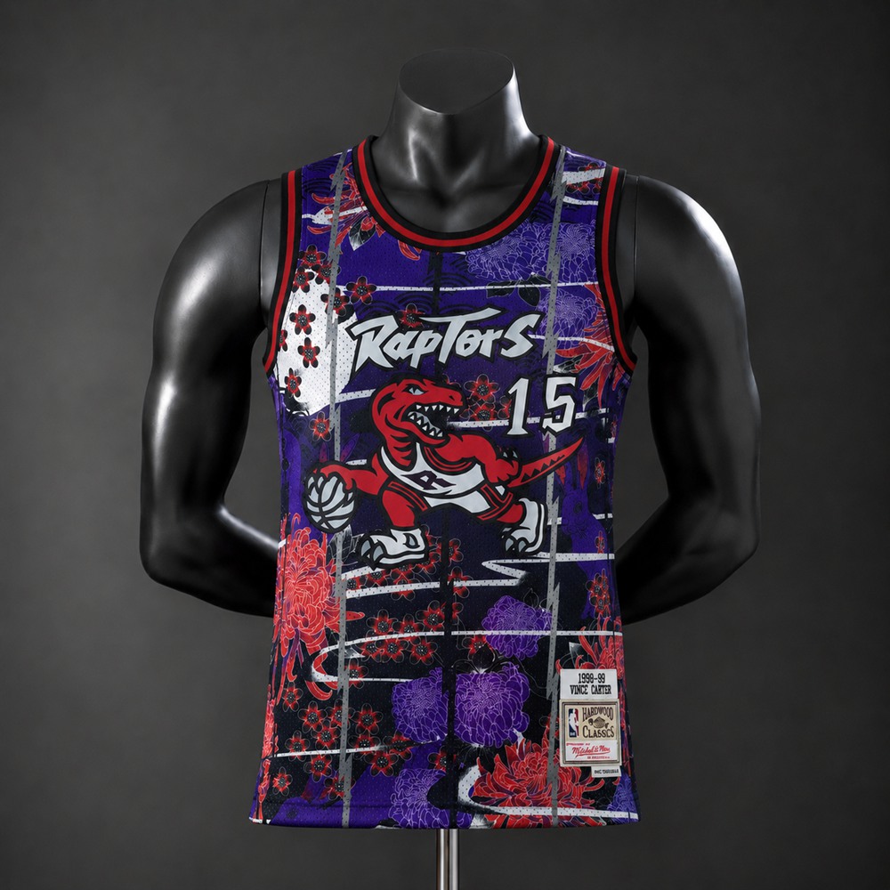 Toronto Raptors City Edition Vince Carter #15 NBA Jersey Embroidered Version