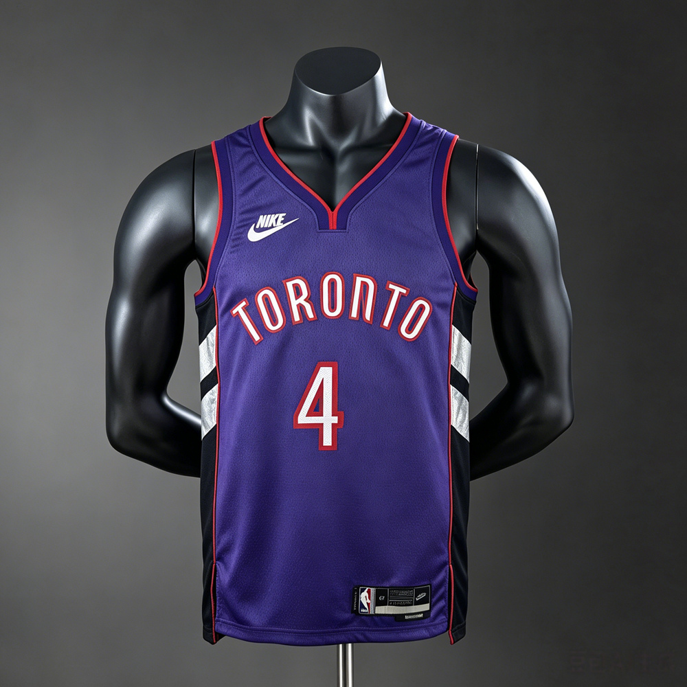 Toronto Raptors Classic Edition Barnes #4 NBA Jersey Silk Version