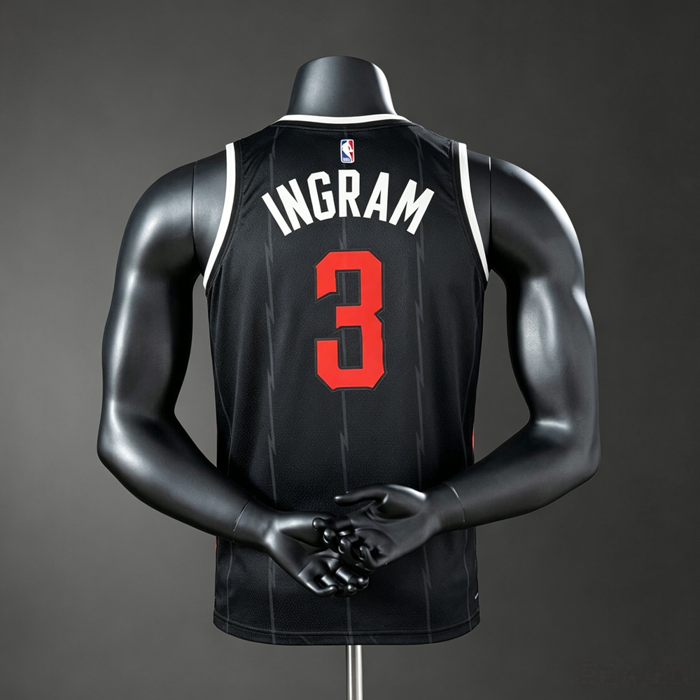 Toronto Raptors Classic Edition Ingram #3 NBA Jersey Silk Version Foto 2