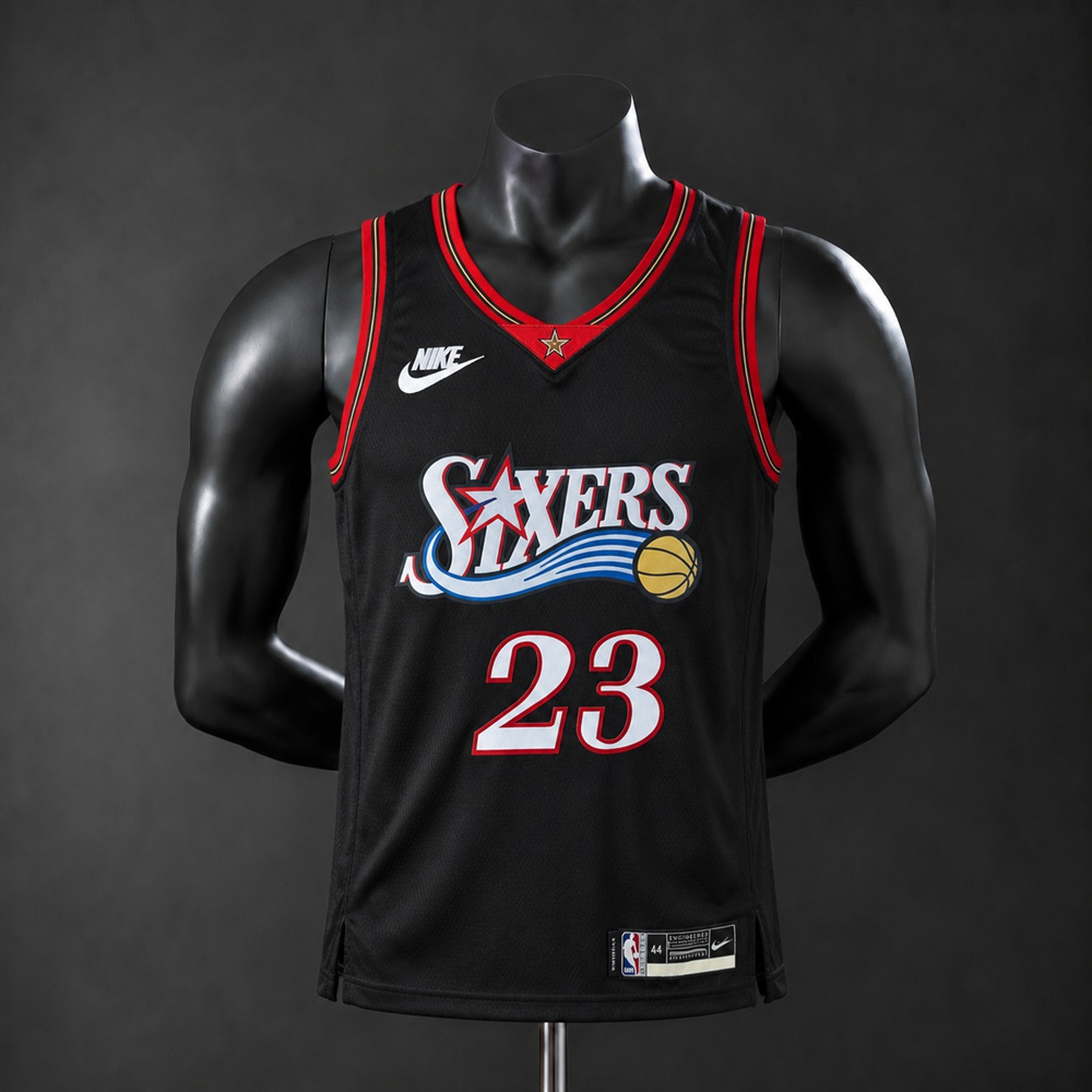 Philadelphia 76ers Classic Edition James #23 NBA Jersey Silk Version