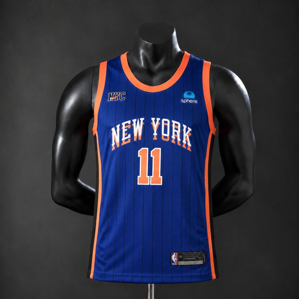 New York Knicks City Edition Brunson #11 NBA Jersey Embroidered Version