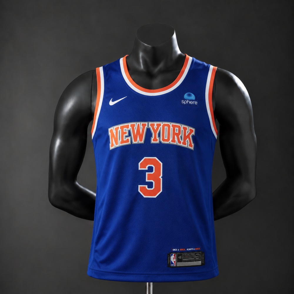New York Knicks Icon Edition Hart #3 NBA Jersey Embroidered Version