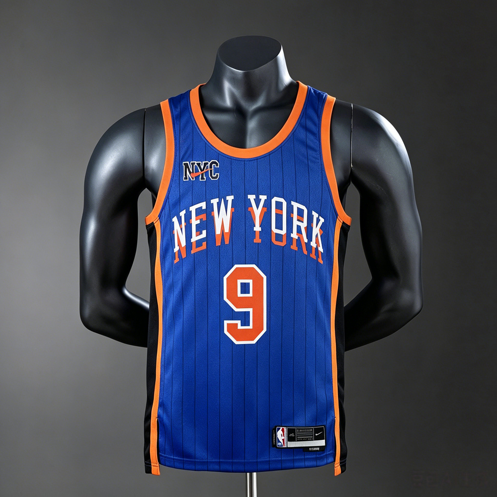 New York Knicks Classic Edition Barrett #9 NBA Jersey Silk Version