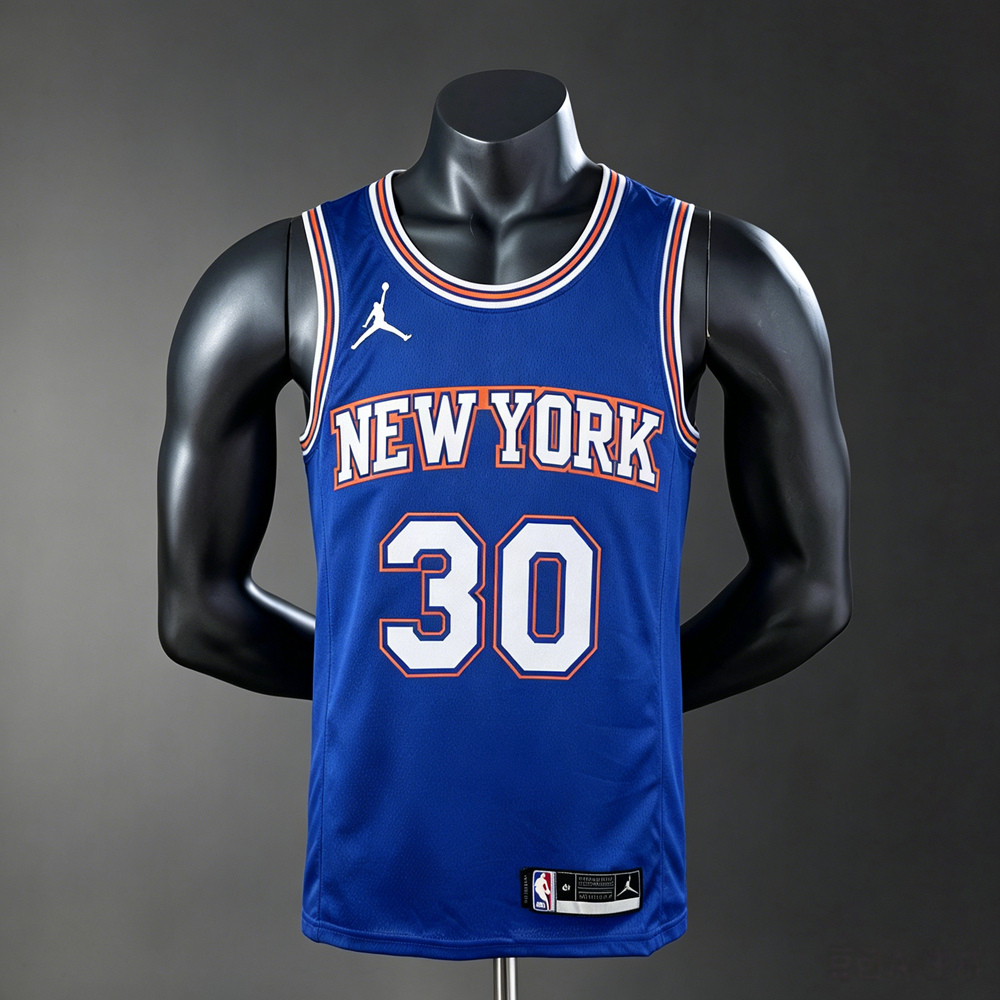 New York Knicks Icon Edition Randle #30 NBA Jersey Silk Version