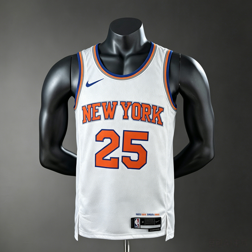 New York Knicks Association Edition Bridges #25 NBA Jersey Silk Version