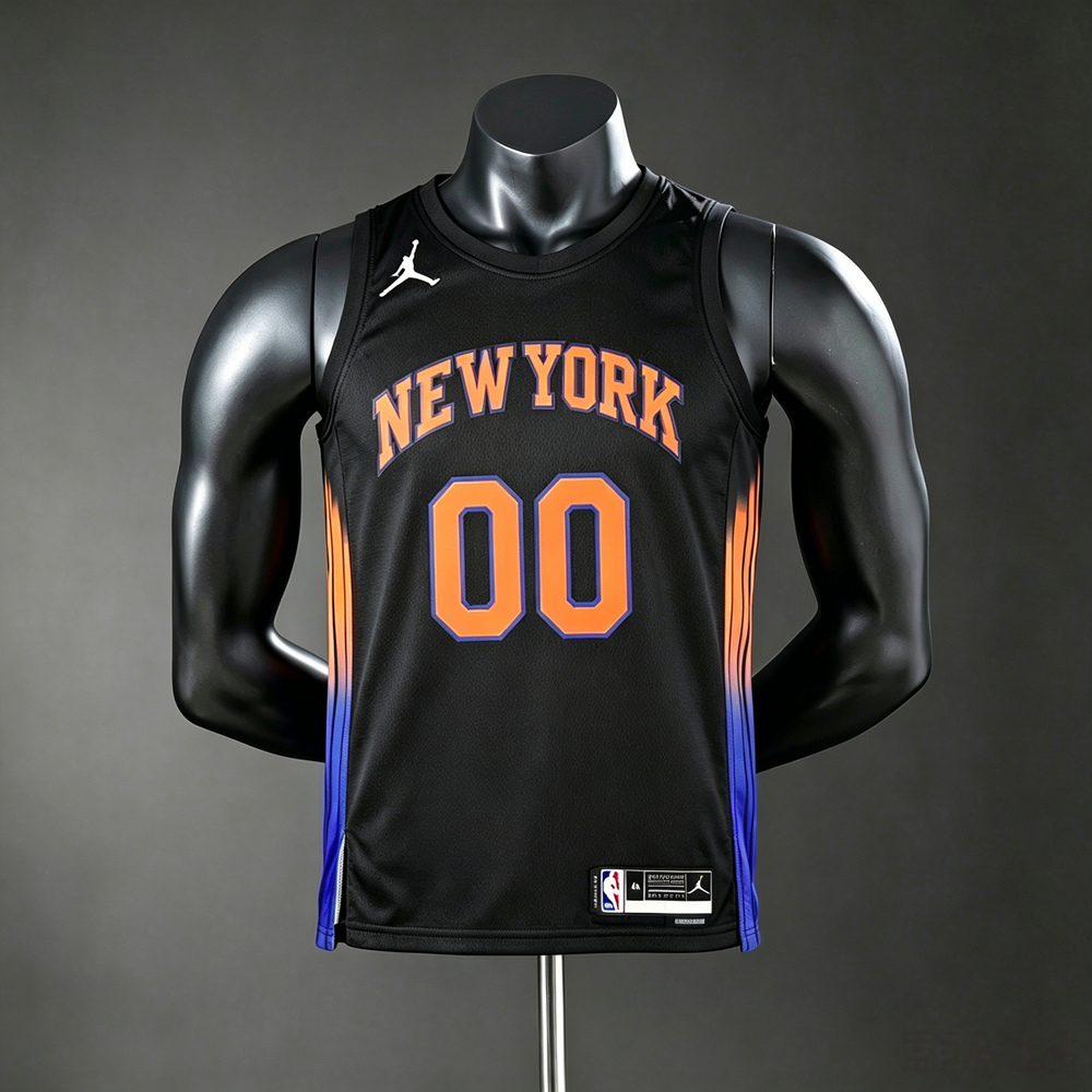 New York Knicks Statement Edition Clarkson #00 NBA Jersey Silk Version