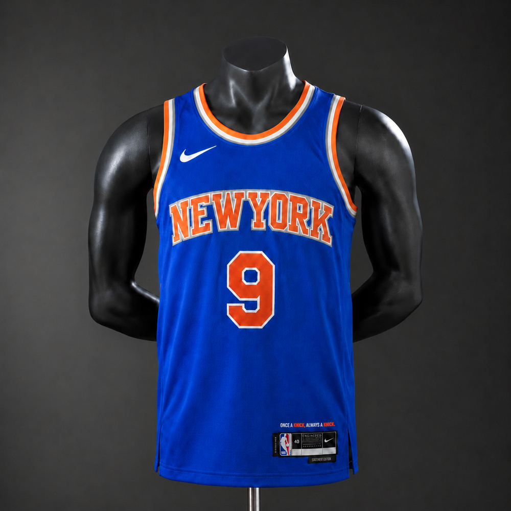 New York Knicks Statement Edition Barrett #9 NBA Jersey Silk Version