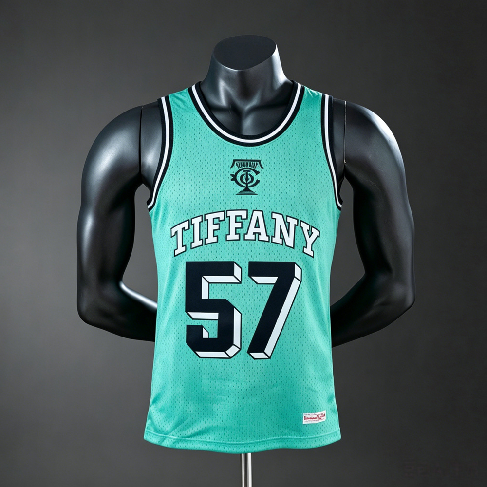 Boston Celtics City Edition Tiffany #57 NBA Jersey Silk Version