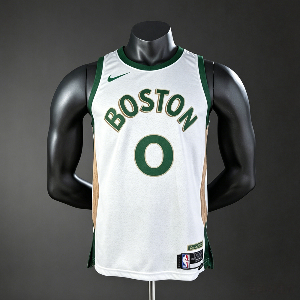Boston Celtics City Edition Tatum #0 NBA Jersey Silk Version